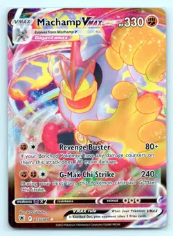 Pokemon Machamp VMAX Astral Radiance ASR VMAX RARE 073/189 NM - Image 1