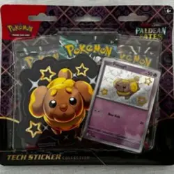 BRAND NEW Pokemon TCG: Paldean Fates Tech Sticker Collection – Fidough - Image 1