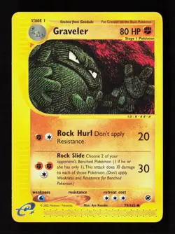 Graveler 79/165 Uncommon Expedition Base Set Pokemon Near Mint - Image 1