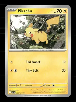 Pikachu 055/217 Ascended Heroes NM/M Pokemon - Image 1