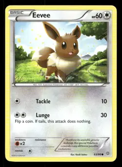 Eevee 63/98 Ancient Origins LP Pokemon - Image 1
