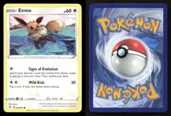 Eevee 052/072 Shining Fates NM/M Pokemon - Image 3