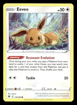 Eevee 119/189 Astral Radiance NM/M Pokemon - Image 1
