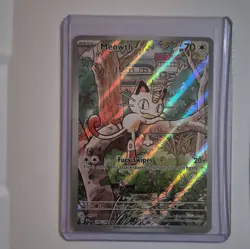 Pokemon Meowth 106/094 ME02 Phantasmal Flames Illustration Rare Holo ENG - Image 1