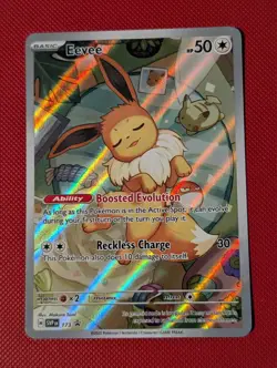 Pokemon TCG - Eevee - SVP173 Illustration ETB - Black Star Promo - Image 1
