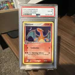 2007 Pokemon Power Keepers EX Charizard Holo #6/108 PSA 6 - Image 1
