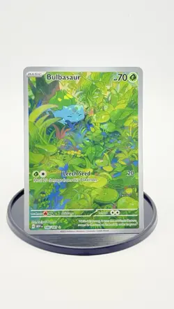 Pokemon Bulbasaur 166/165 SV 151 Illustration Rare Holo **AMAZING CONDITION** - Image 1