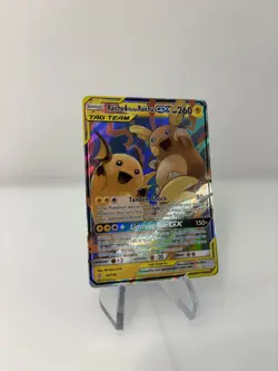 Raichu & Alolan Raichu GX 54/236 Pokemon TCG Sun & Moon Unified Minds 2019 - Image 2