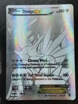 Pokemon Dialga EX 122/119 Secret Rare Full Art Holo XY Phantom Forces (MP) - Image 1