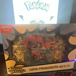 Pokemon TCG Mega Feraligatr ex Box - Mega Evolution Ascended Heroes - Image 1