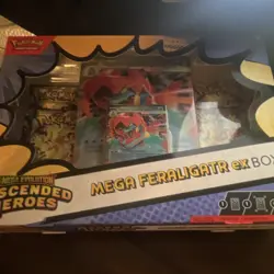 Pokemon TCG Mega Feraligatr ex Box - Mega Evolution Ascended Heroes - Image 2