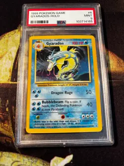 PSA 9 Gyarados #6/102 Holo Rare - 1999 Base Set Unlimited Pokemon TCG MINT - Image 4