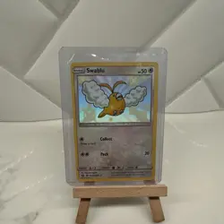 Pokemon TCG Swablu Shiny Holo Rare Hidden Fates Shiny Vault SV42/SV94 50HP EN - Image 1