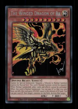 THE WINGED DRAGON OF RA TN19-EN009 2019 GOLD SARCOPHAGUS TIN YU-GI-OH LP - Image 1