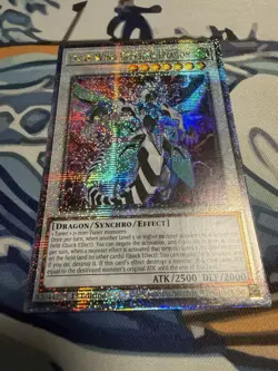 Yugioh Clear Wing Synchro Dragon Quarter Secret Rare RA04-EN249 - Image 1