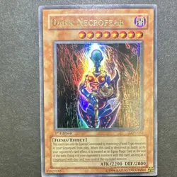 Konami Yu-Gi-Oh! Dark Necrofear LON-065 Ultra Rare 1st Ed Foil - Image 1