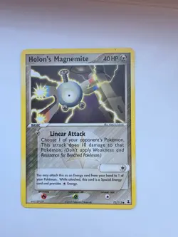 Holon's Magnemite 70/113 Pokemon TCG Card EX Delta Species Non-Holo LP 2005 - Image 1