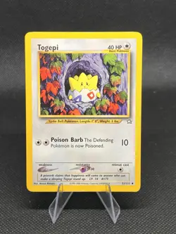 Pokemon TCG! Togepi 51/111 Neo Genesis Uncommon 40 HP Basic Card Regular - Image 1