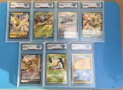 Pokemon TCG 23-Card Graded Lot Wailord EX PSA 7 & Poliwag CGC 10 Holo - Image 4