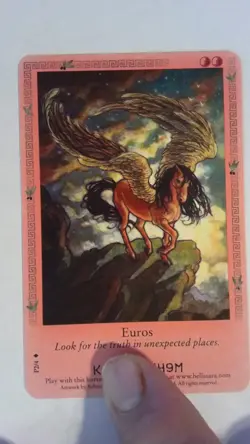 Bella Sara Ancient Lights promo card Euros P2 / 4 - Image 2