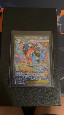 Mega Greninja EX 116/086 SIR chaos rising Pokemon card - Image 1