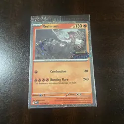 Reshiram 17/94 – Phantasmal Flames Stamped Promo – Sealed Pokemon Card – NM - Image 1