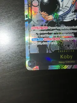 Bandai One Piece TCG Koby EB04-044 SR Manga OP15 Adventure on Kami's Island Card - Image 3