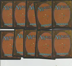 Lot 10 cards REVISED MAGIC MTG US 1994 EX-NM Lightning Bolt, Dragon Whelp... - Image 2