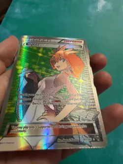 2015 Pokemon TCG Brigette Holo Full Art Ultra Rare Card Breakthrough 161/162 LP - Image 5
