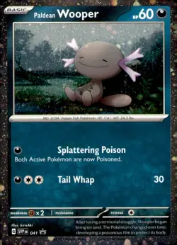 Paldean Wooper - Promo SV: Scarlet & Violet Promo Cards( Cosmo Holo) 041 NM - Image 1