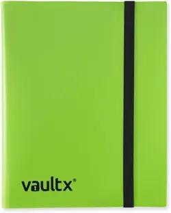 VAULT X 9 Pocket Strap Binder Lie Green 20 Page Album 360 Cards Folio Folder - Image 2