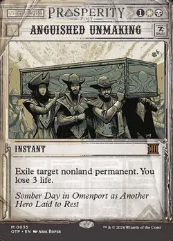 MTG ANGUISHED UNMAKING 35 EXC - DISSOLUZIONE ANGOSCIOSA - OTP EN - MAGIC - Image 1