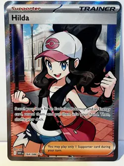 Hilda 164/086 Full Art Ultra Rare Card - Pokemon Scarlet & Violet: White Flare - Image 1