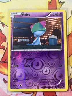 Pokemon 2012 NM/VLP Ralts Next Destinies REVERSE 55/99 - Image 1