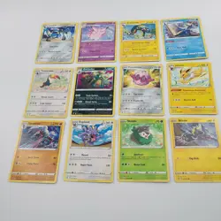 2020 Pokemon Card Lot Of 12 Series 185 - Image 1