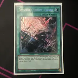 Yugioh Sky Striker Mobilize - Engage! Alt Art Secret Rare BLMR EN091 - Image 1
