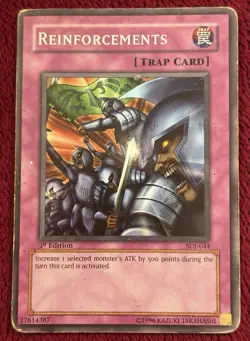 Reinforcements - SDJ-044 - 1st Edition - YuGiOh - Image 1