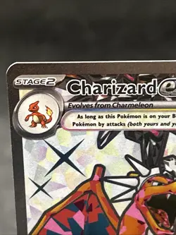 Charizard Ex OBF 215/197 Obsidian Flames Full Art Tera Rare Card Pokemon NM - Image 3