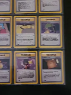 1st Edition Lot Of 9 Mixed Trainer Vintage 1999 WOTC Pokemon Cards - Image 4