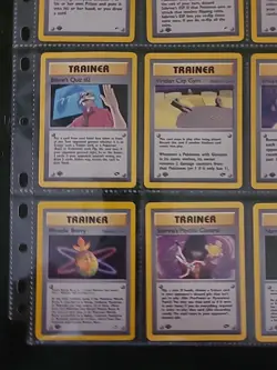 1st Edition Lot Of 9 Mixed Trainer Vintage 1999 WOTC Pokemon Cards - Image 5