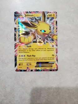 Pokemon TCG Jolteon EX 28/83 Generations Ultra Rare Full Art Holo 160 HP - Image 1