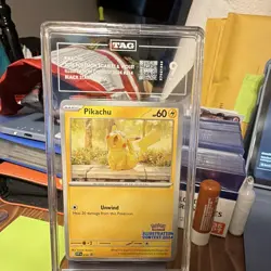 Pokemon Pikachu 214/SVP Illustration Contest 2024 Promo TAG 9 Mint English - Image 1
