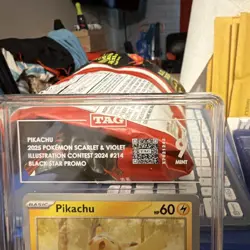 Pokemon Pikachu 214/SVP Illustration Contest 2024 Promo TAG 9 Mint English - Image 3