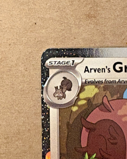 Arven's Greedent Cosmos Holo Destined Rivals Blister Exclusive 159/182 Pokemon - Image 3