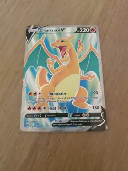 Pokemon TCG Charizard v Brilliant Stars Holo Ultra Rare Card 153/172 - Image 1