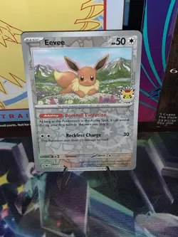 Eevee - (Pokemon Day 2025) (Reverse Cosmos Holo) 074/131 Miscellaneous Cards... - Image 1