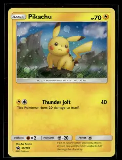 Pokemon TCG SM Promos #SM183 Pikachu Cosmos Holo - Image 1
