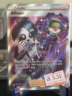 Pokemon Astral Radiance: Trainer Gallery Full Art Allister TG24/TG30 - NM - Image 1