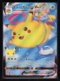 Flying Pikachu VMAX Holo Ultra Rare Pokemon Celebrations 007/025 NM - Image 1