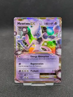 Pokemon TCG XY Evolutions Mewtwo EX Holo 52/108 NM - Image 1